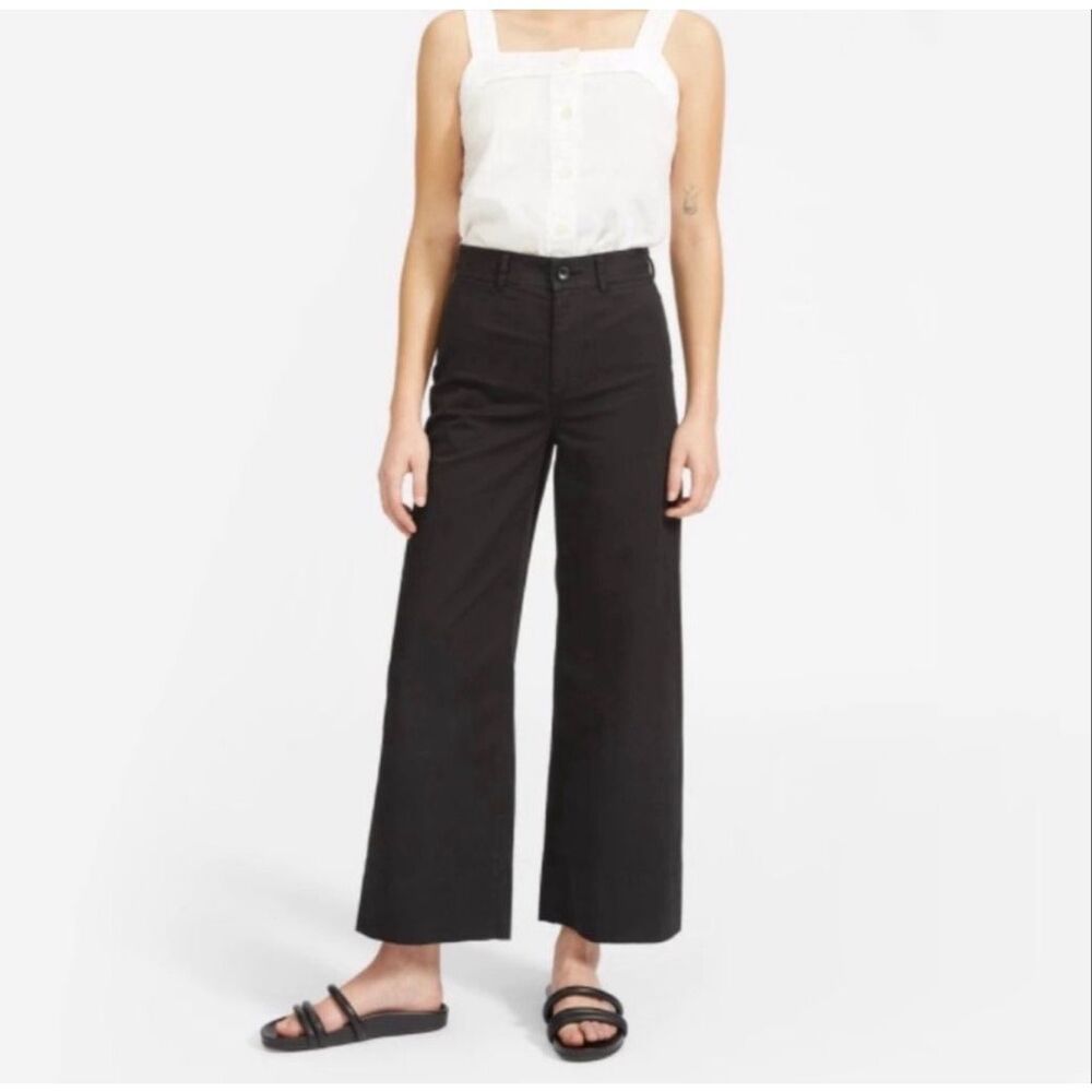 Everlane The Lightweight Wide Leg Crop Pant